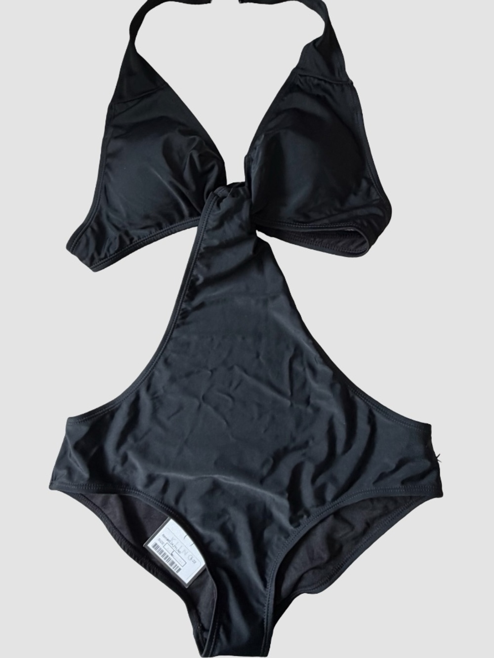 Kling Swimwear Womens Vintage 60's Inspired Halter One Piece Swim Suit-Sz-L